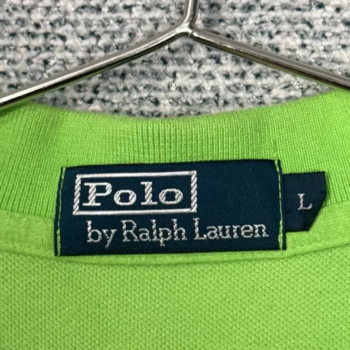 폴로 두산 연두 반팔 카라티 L 상품이미지4