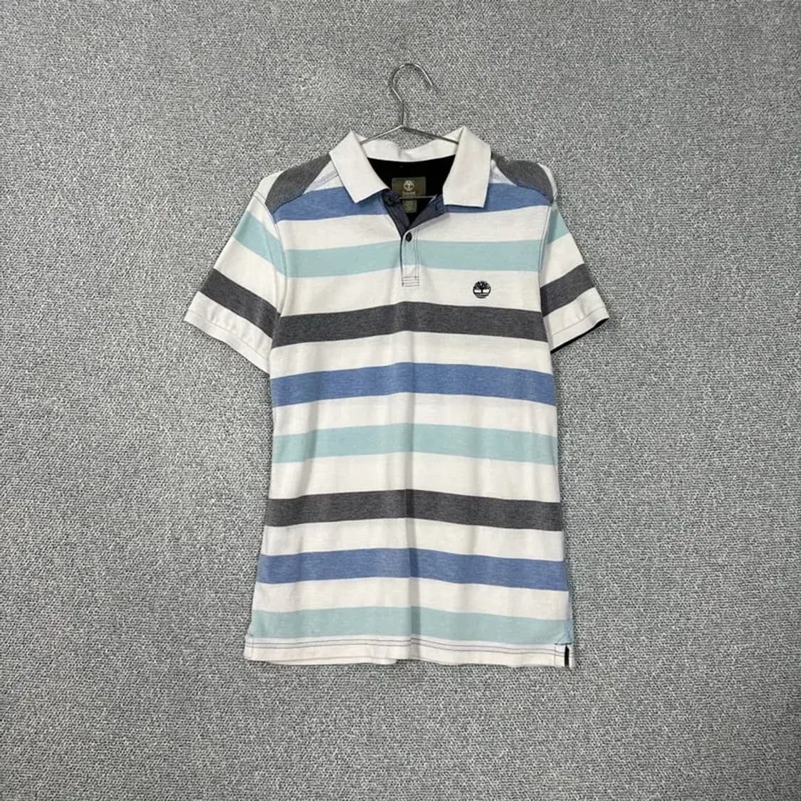 팀버랜드 스트라이프 반팔 카라티 M 상품이미지1