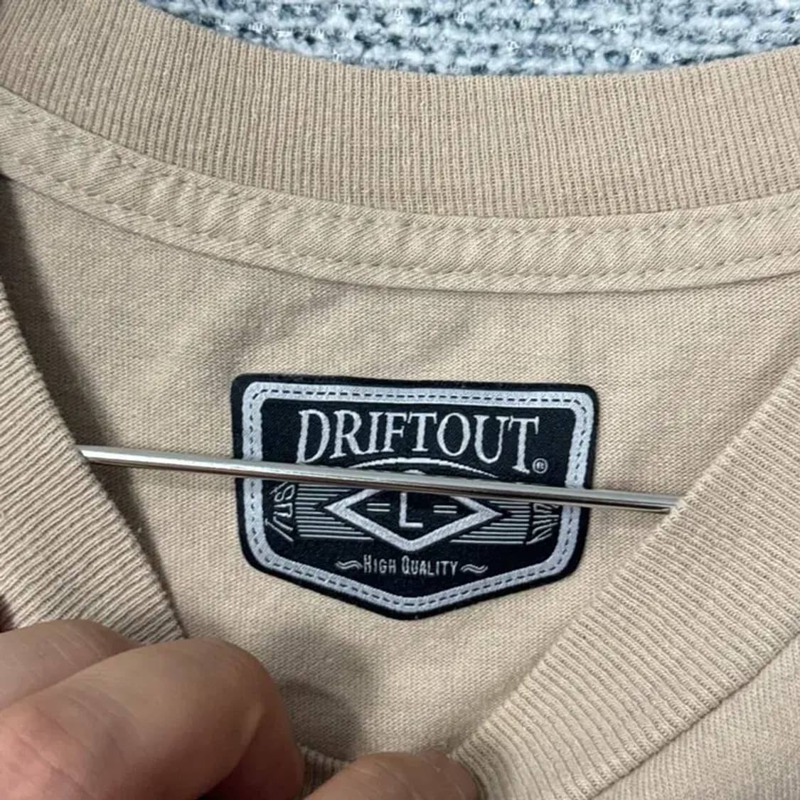 드리프트아웃 타이거 프린팅 반팔티 L 상품이미지5