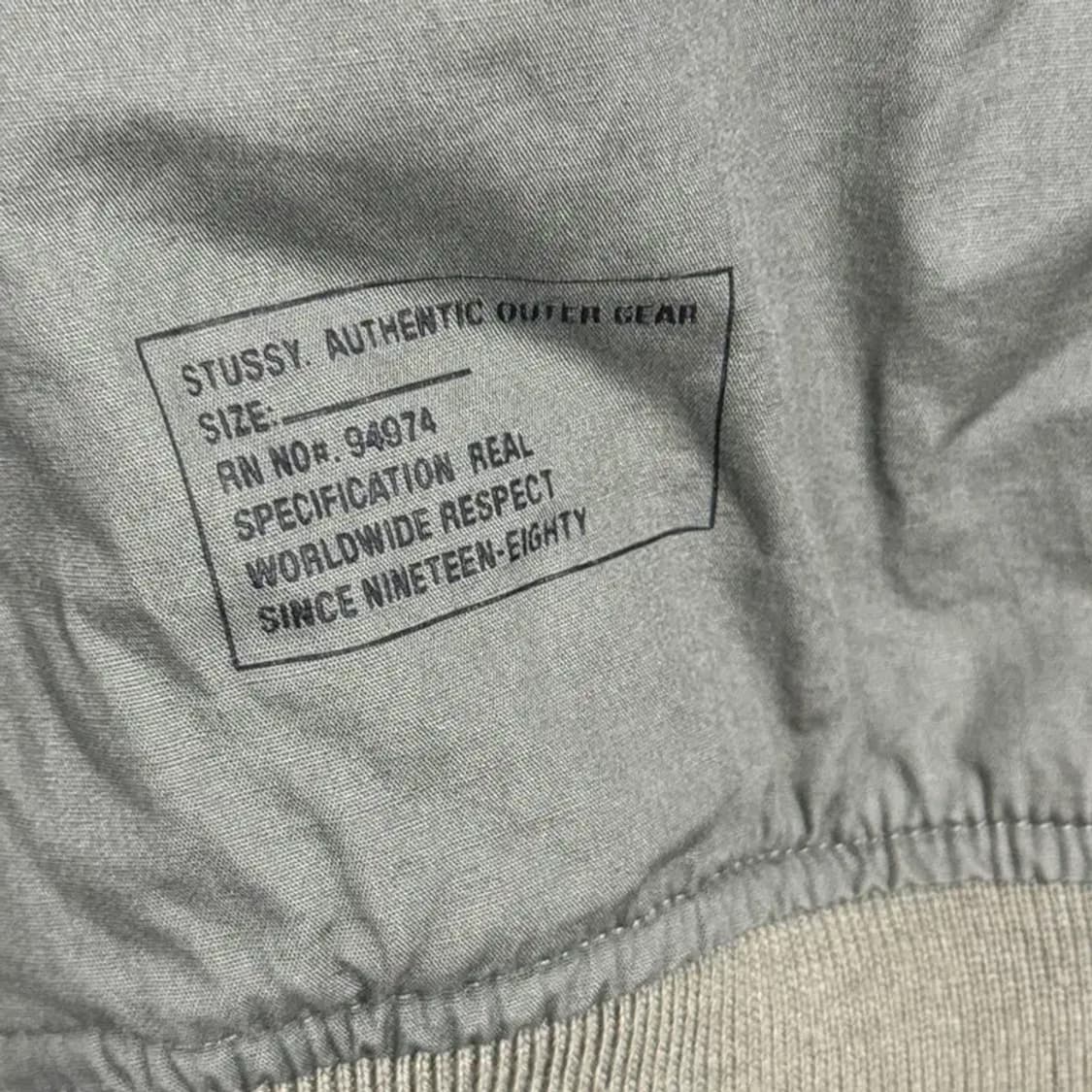 스투시 카키 마원 MA-1 M 상품이미지5