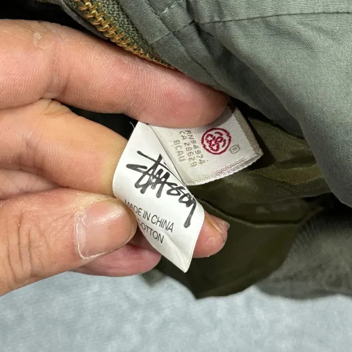 스투시 카키 마원 MA-1 M 상품이미지9