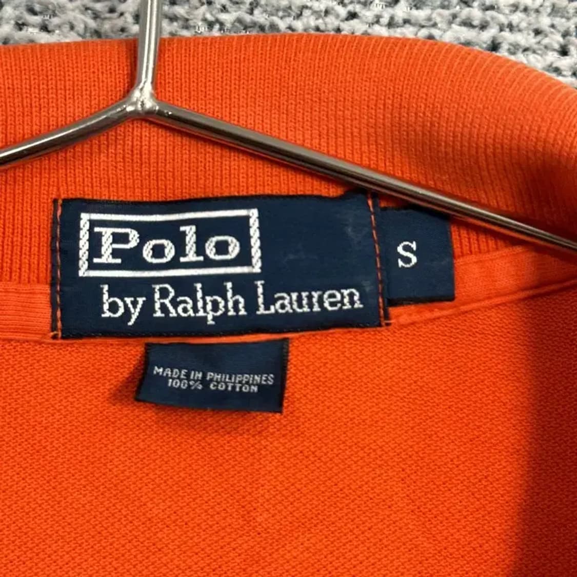 폴로 오렌지 반팔 카라티 S 상품이미지4