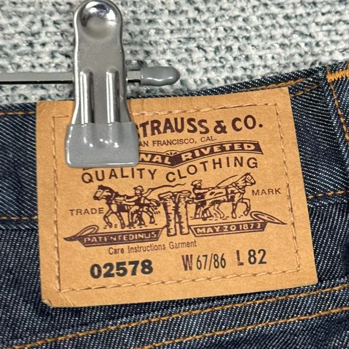 리바이스 02578 오렌지탭 데님팬츠 상품이미지4