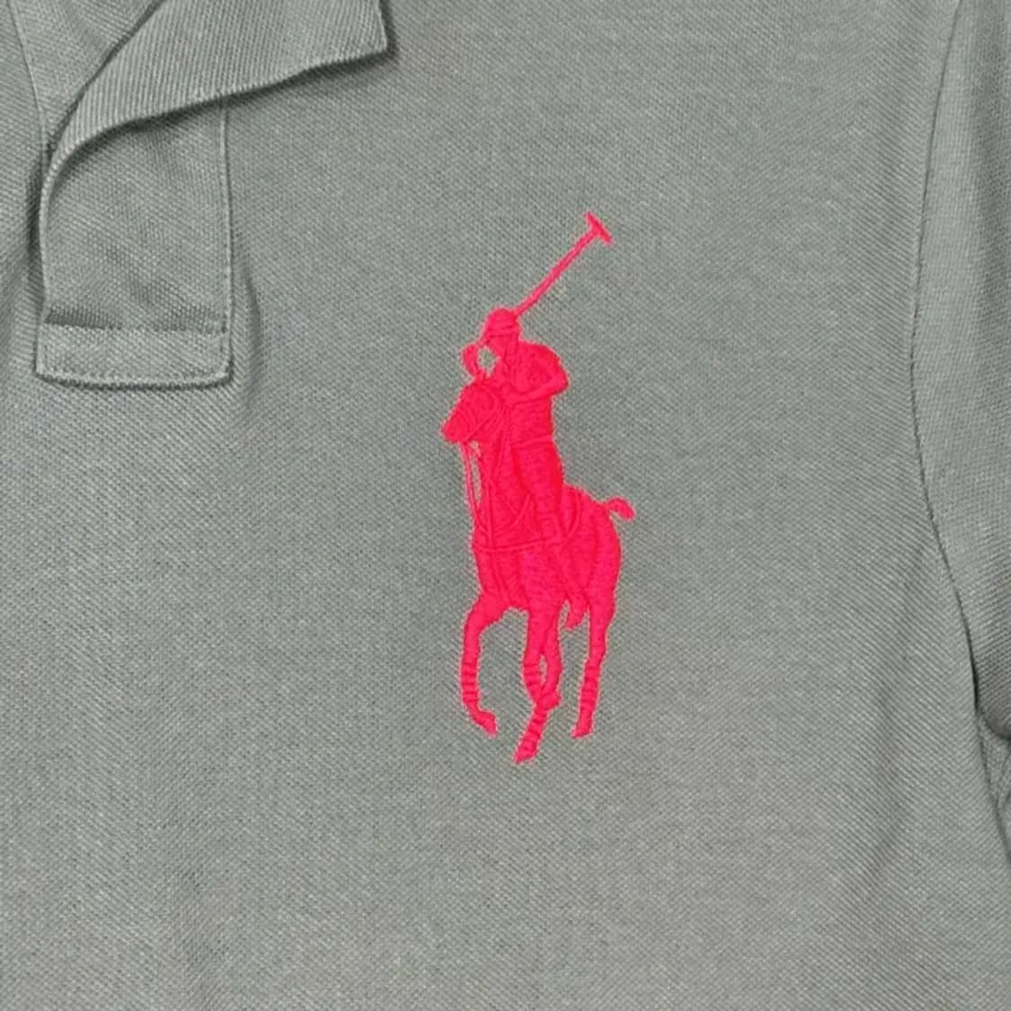 폴로 형광포니 반팔 카라티 XS 상품이미지3