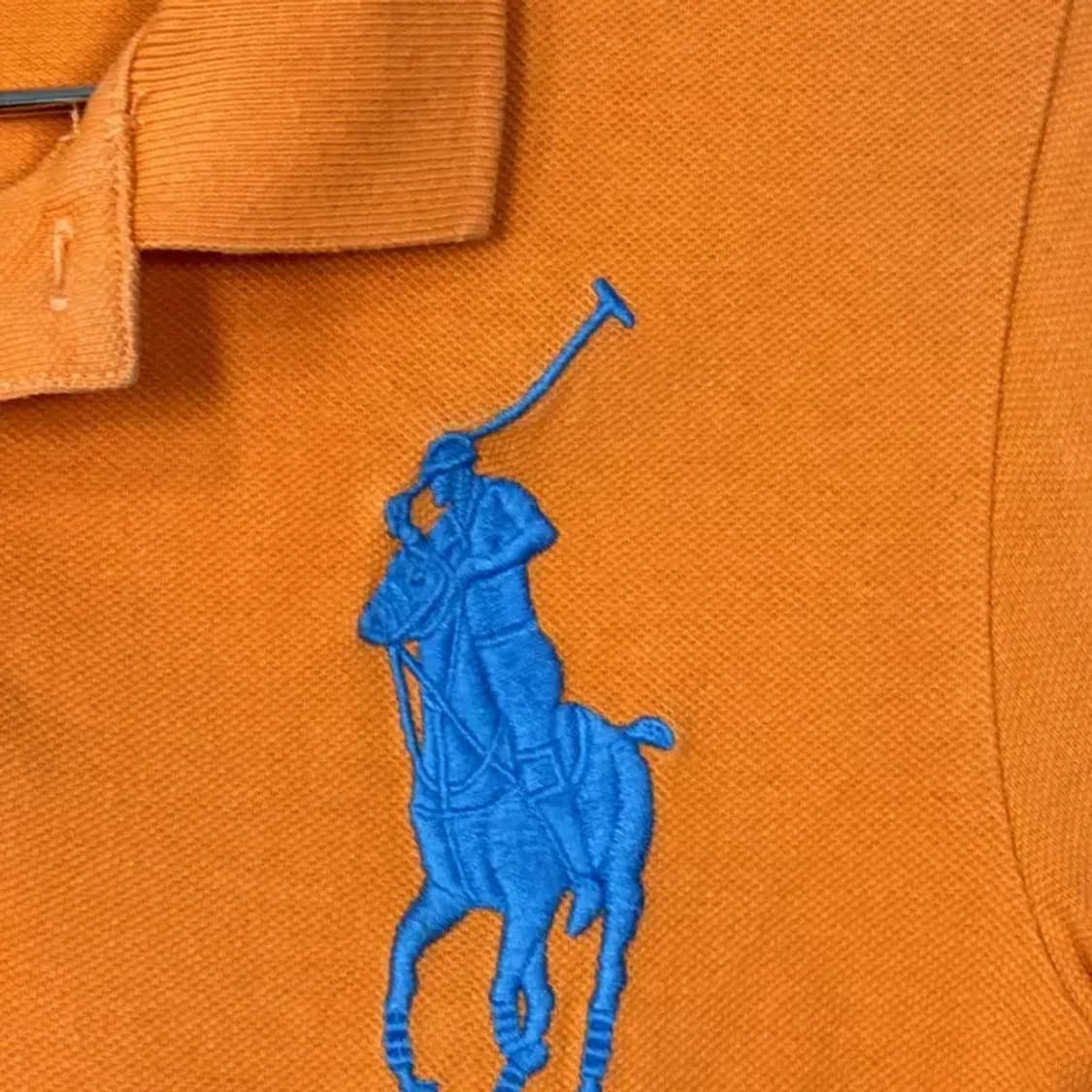 폴로 오렌지 반팔 카라티 S 상품이미지3