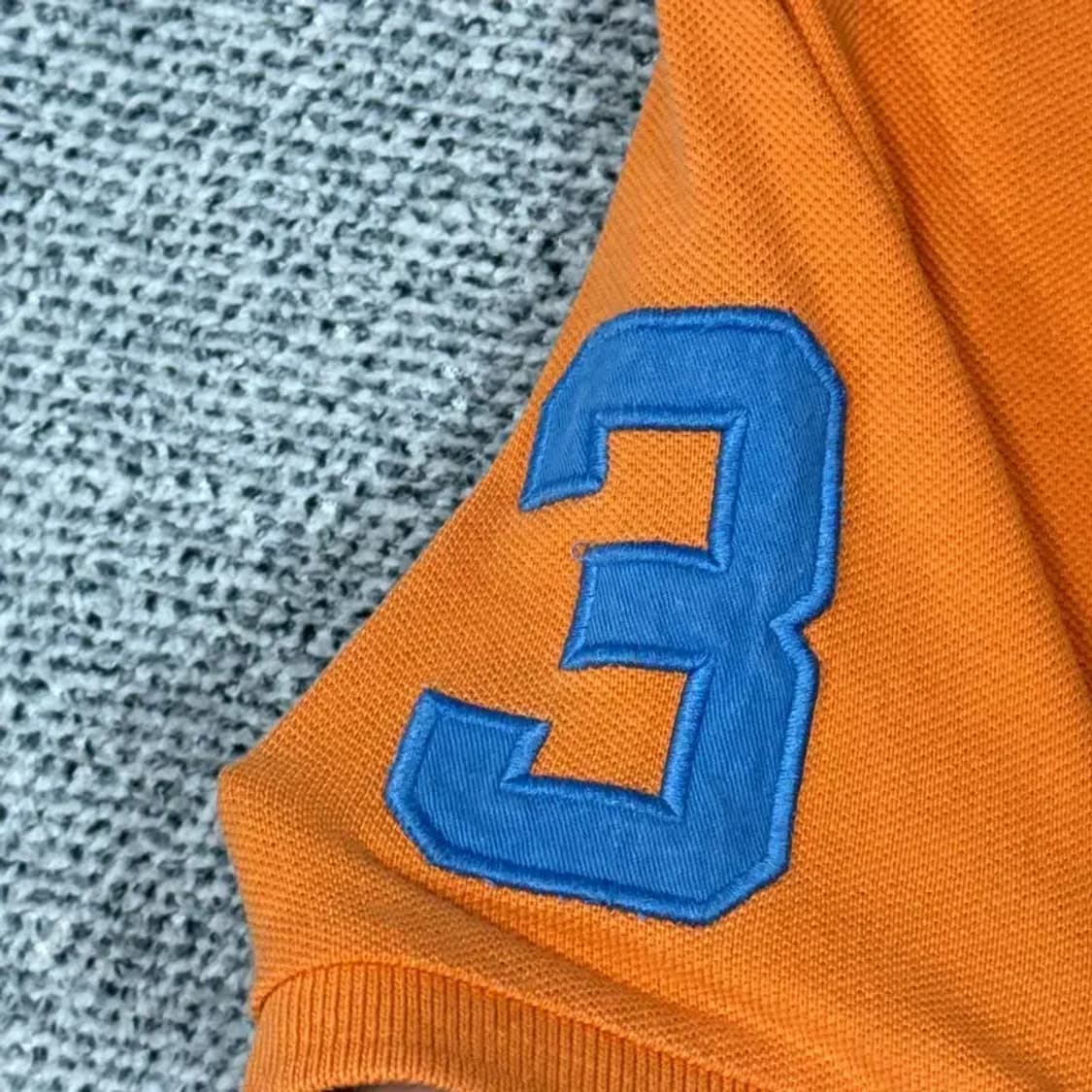 폴로 오렌지 반팔 카라티 S 상품이미지4