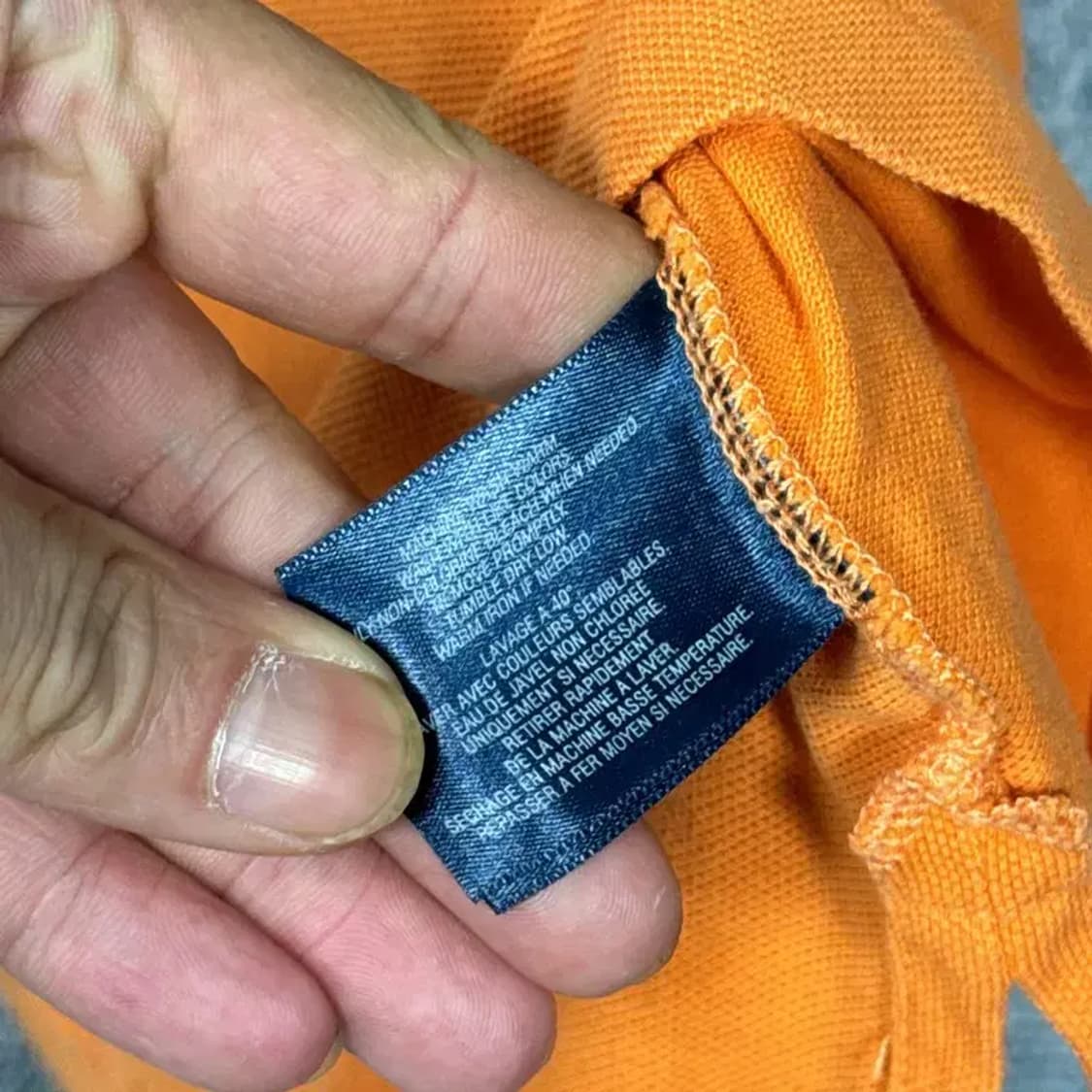 폴로 오렌지 반팔 카라티 S 상품이미지6