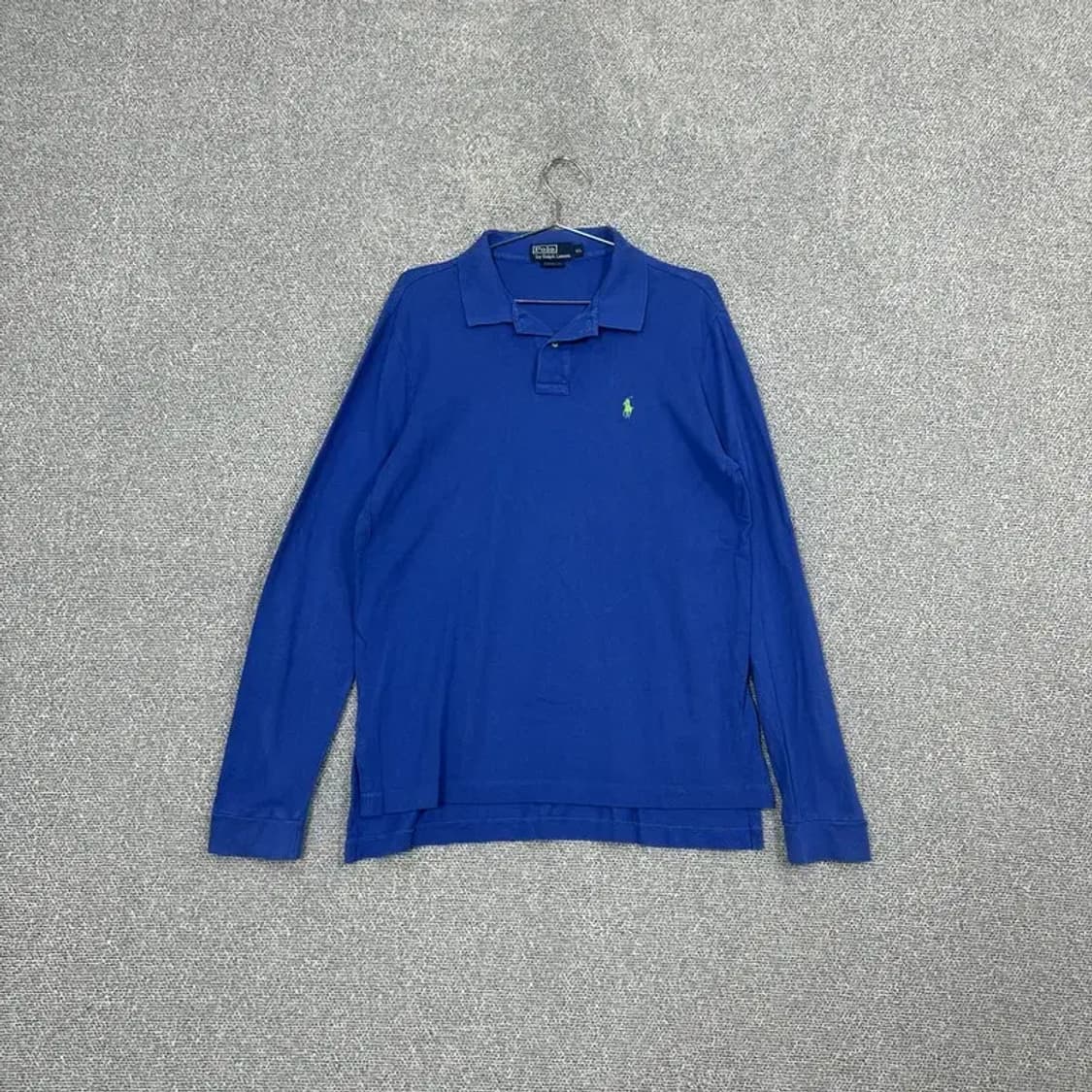 폴로 블루 긴팔 카라티 XL 상품이미지1