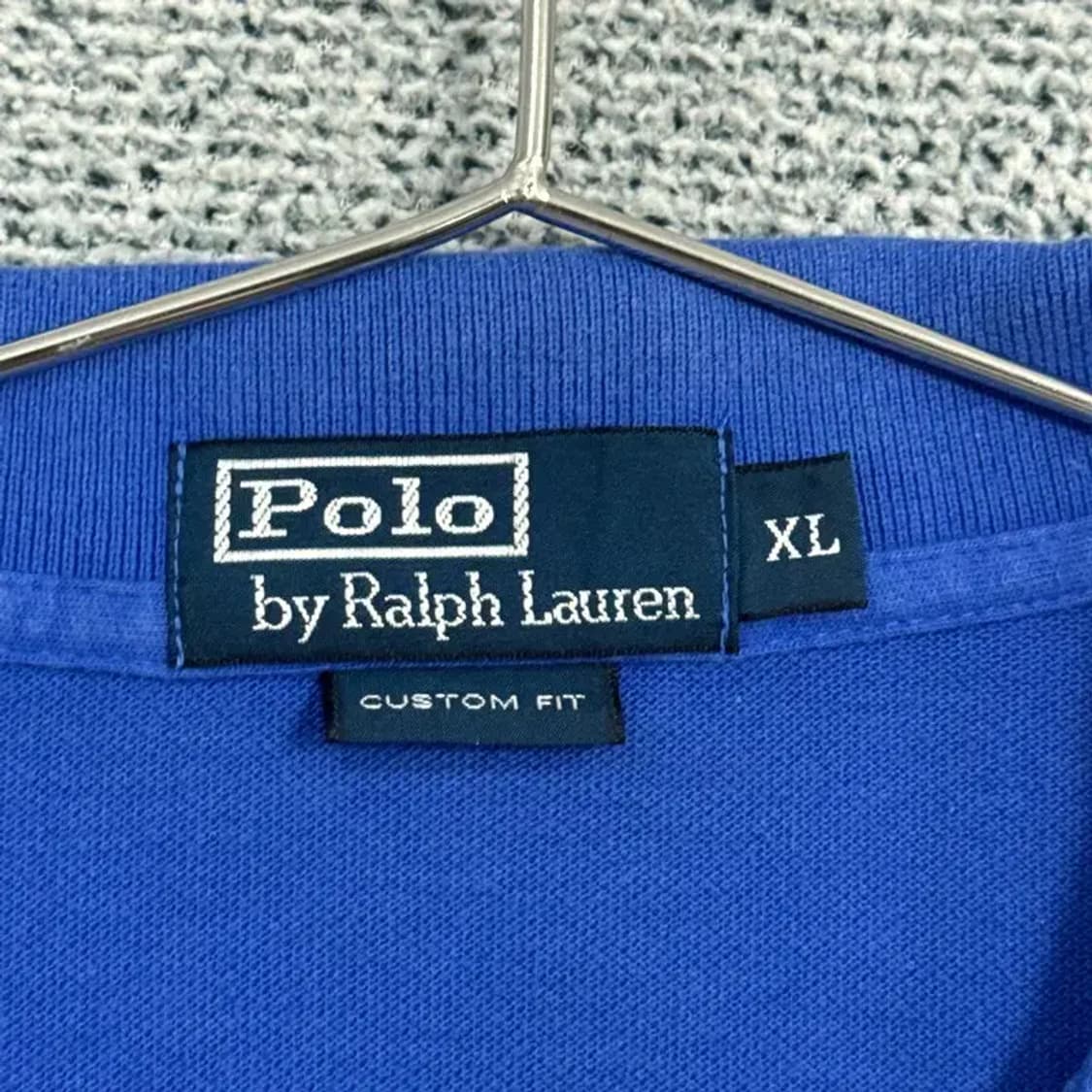 폴로 블루 긴팔 카라티 XL 상품이미지4