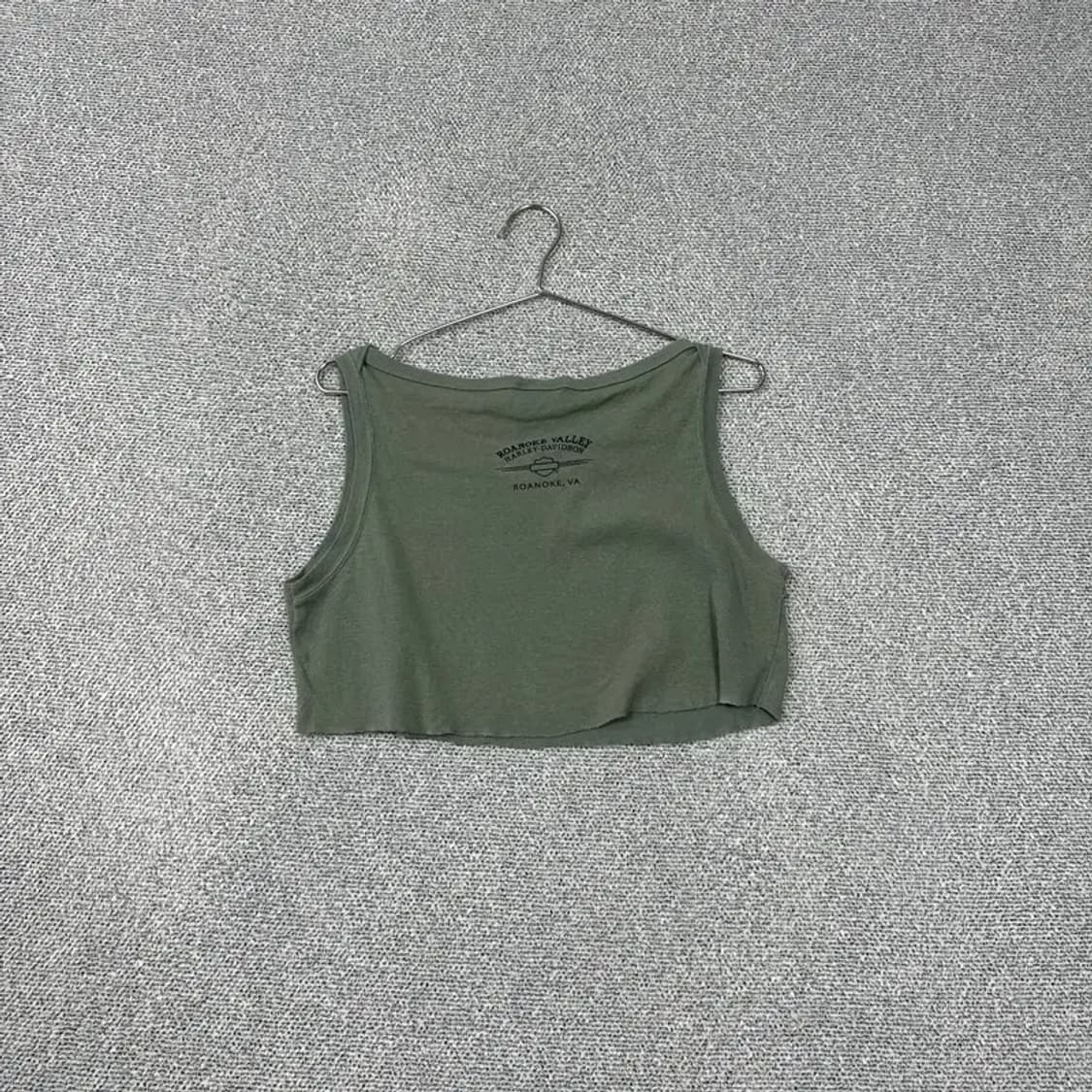 할리데이비슨 크롭 언더붑 골지 나시 L 상품이미지2