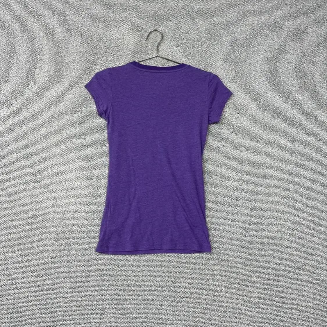 에어로포스테일 Y2K 퍼플 숏 반팔티 S 상품이미지2