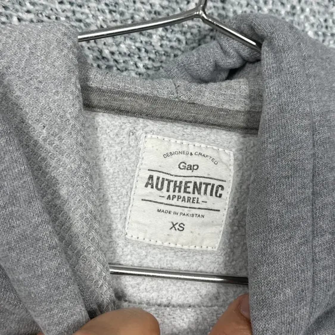 갭 빈티지 시보리 후드티 XS 상품이미지3