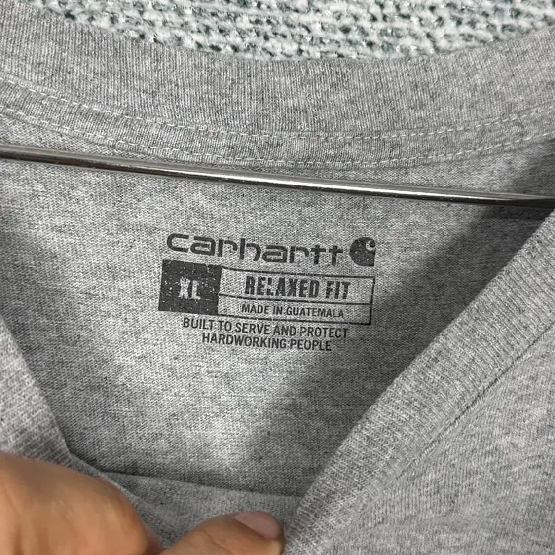 칼하트 릴렉스핏 로고 반팔티 XL 상품이미지3