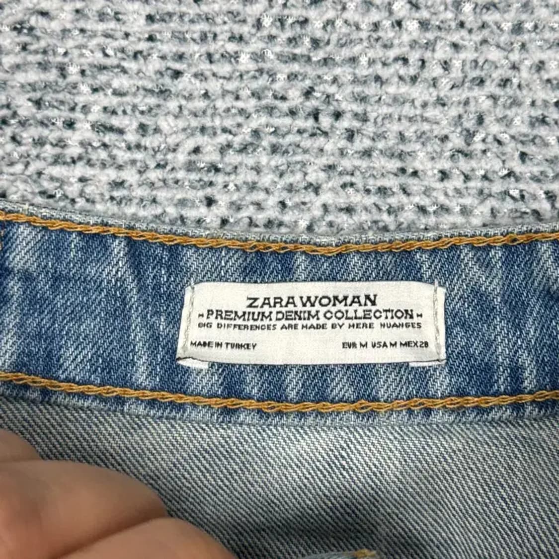자라 우먼 워싱 데님 스커트 28 상품이미지3