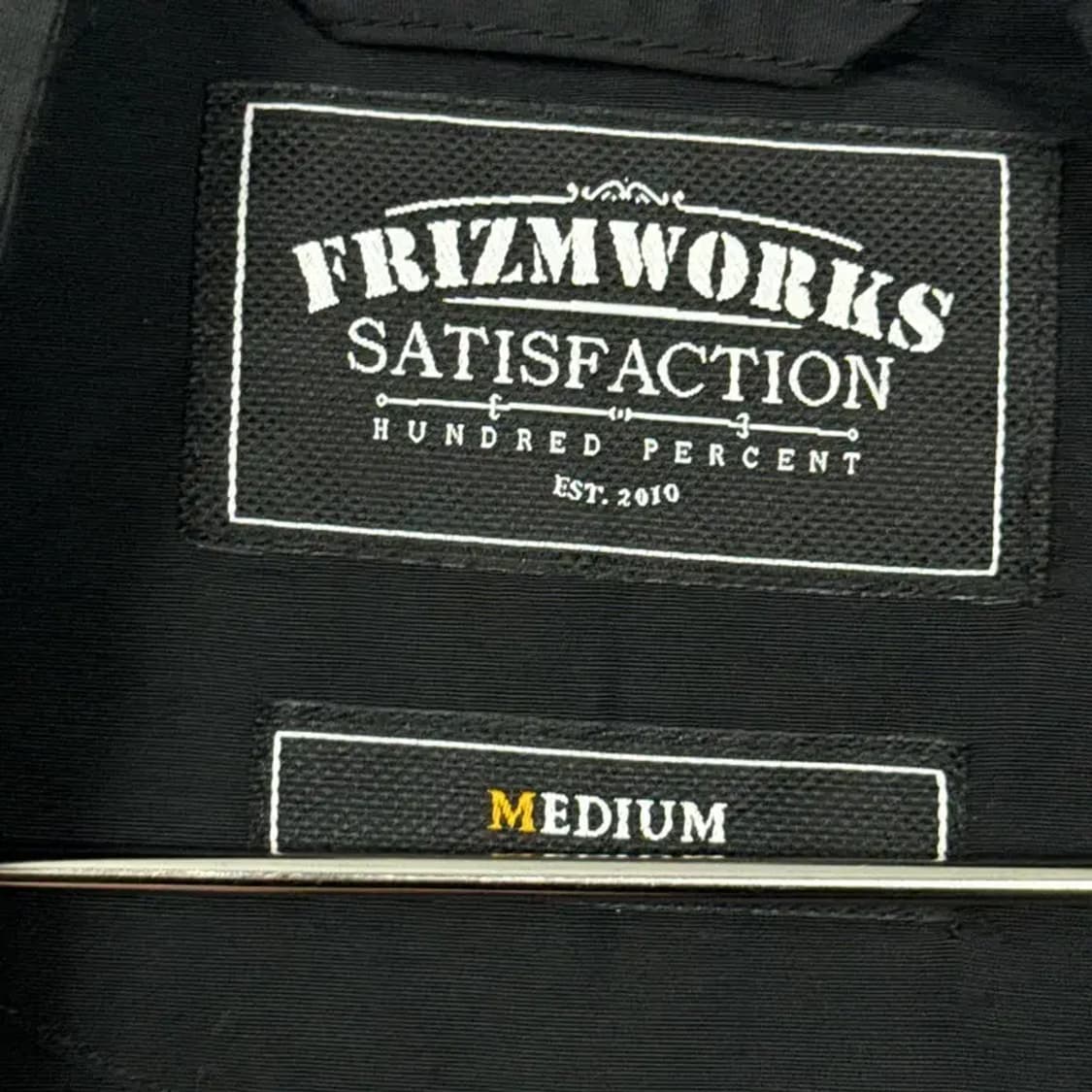 프리즘웍스 블랙 코튼 필드 코트 M 상품이미지3