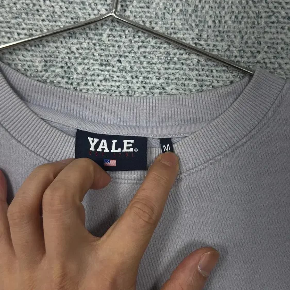 예일 불독 프린팅 오버핏 맨투맨 M 상품이미지5