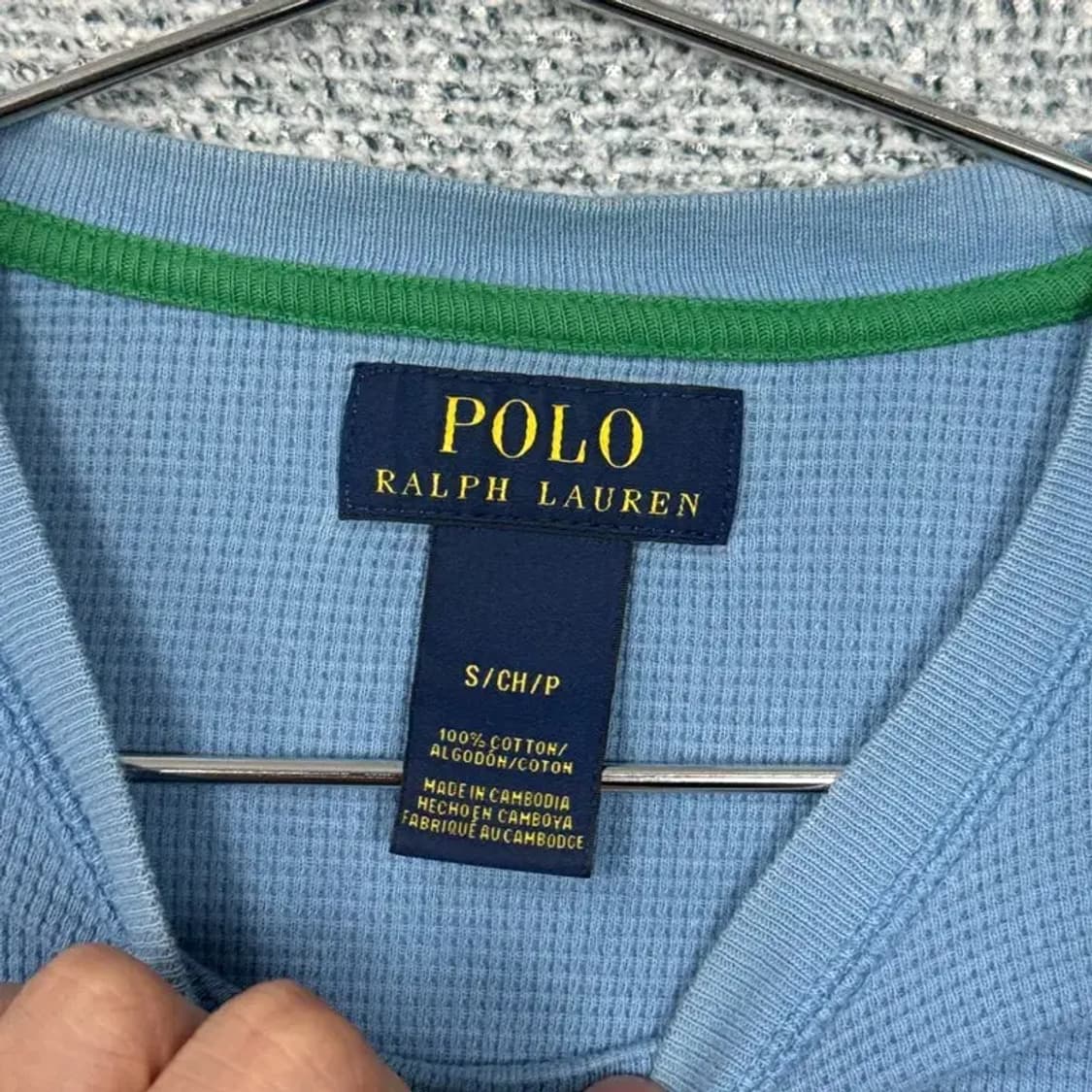 폴로 신형 로고 와플 맨투맨 S 상품이미지4