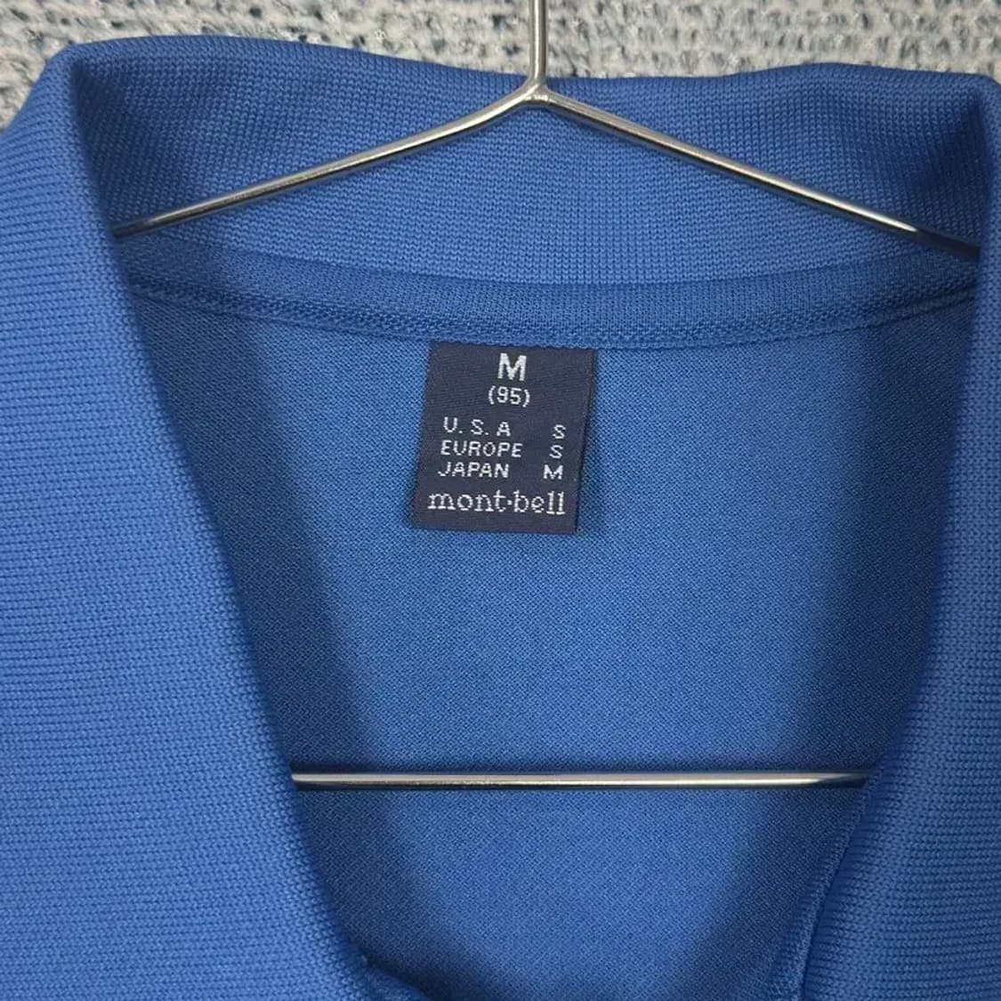 몽벨 로고 기능성 반팔 카라티 95 상품이미지4