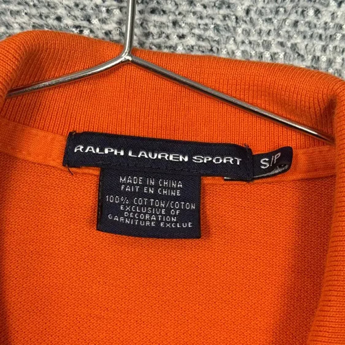 폴로 오렌지 카라 원피스 S 상품이미지4