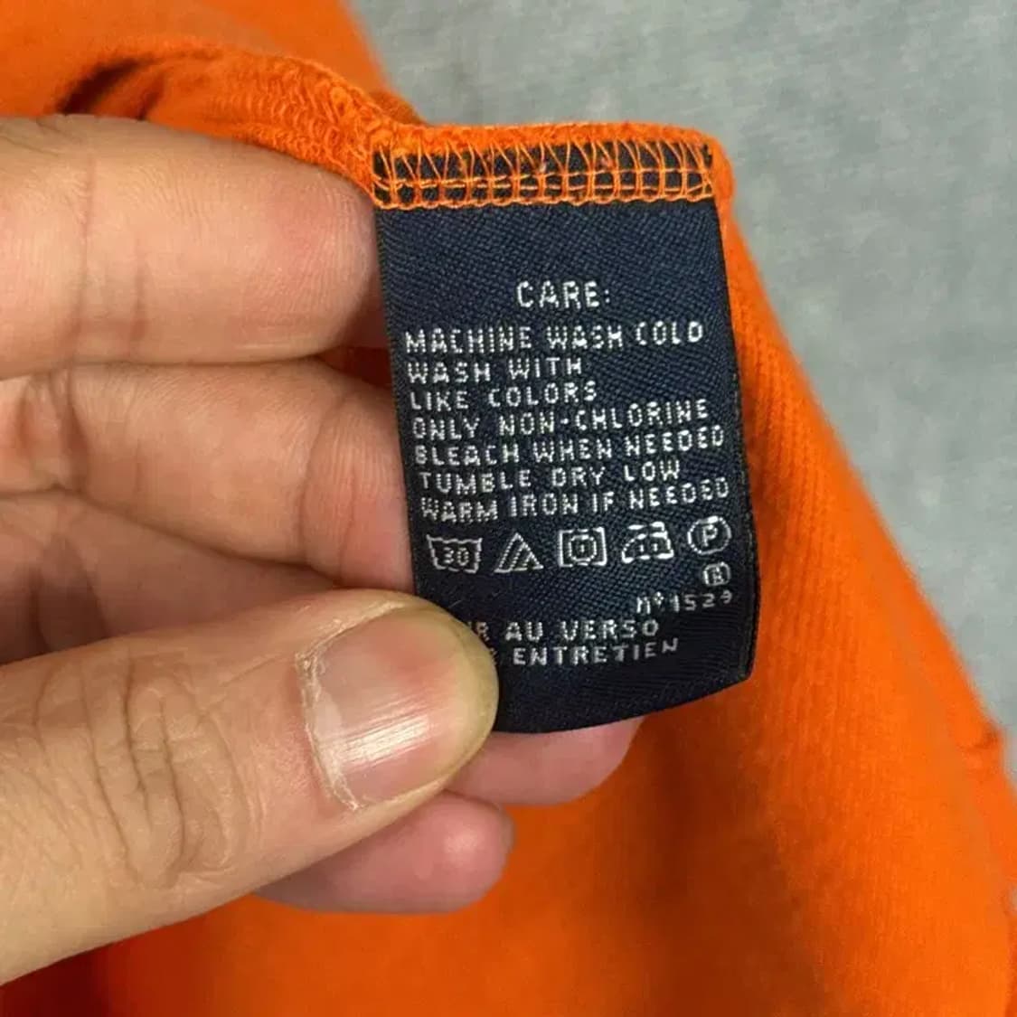 폴로 오렌지 카라 원피스 S 상품이미지5