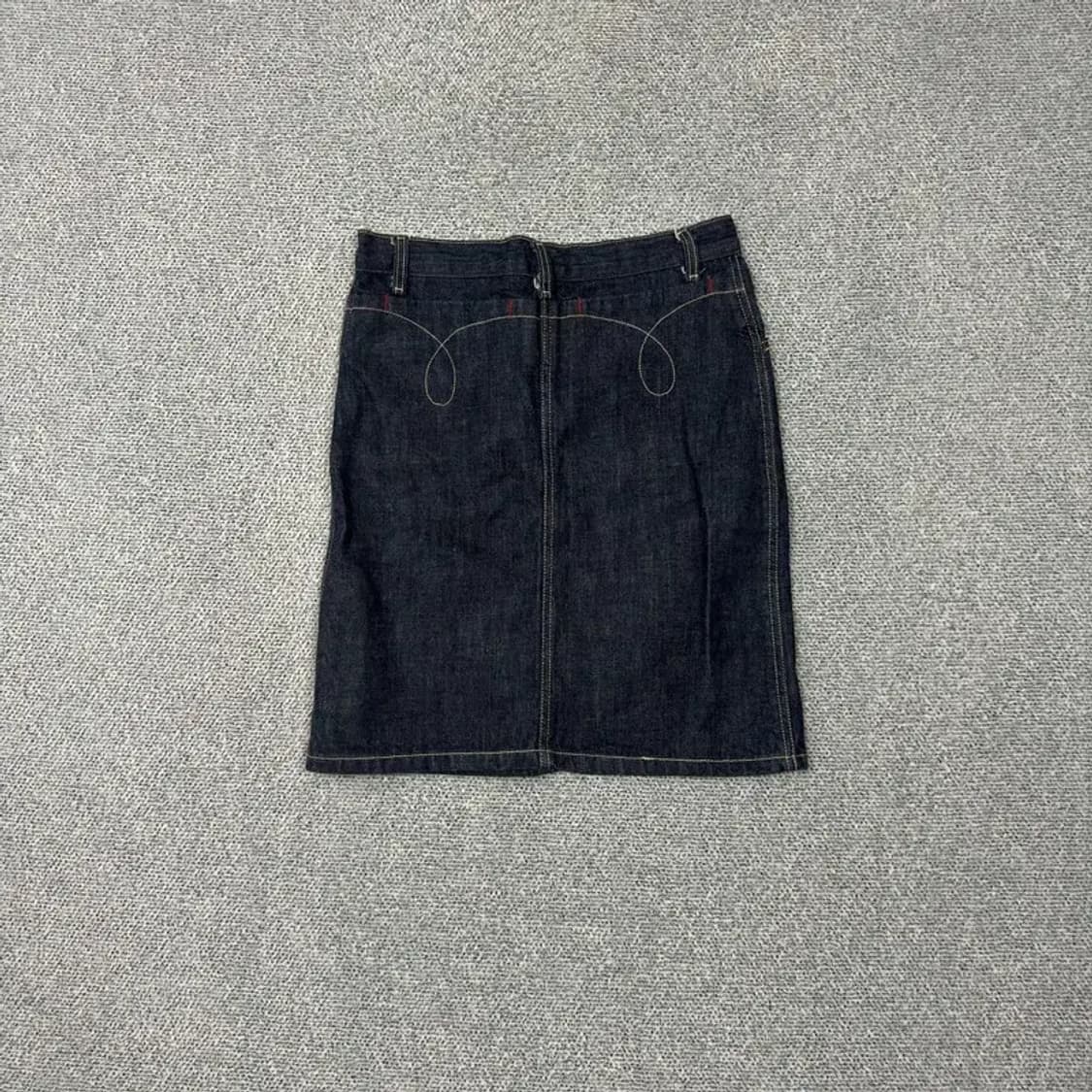 캘빈클라인 네이비 데님 스커트 상품이미지2