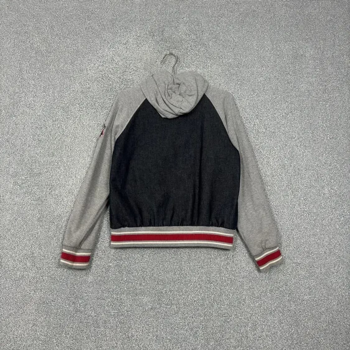 MLB 빈티지 레인저스 데님 후드 바시티자켓 90 상품이미지2