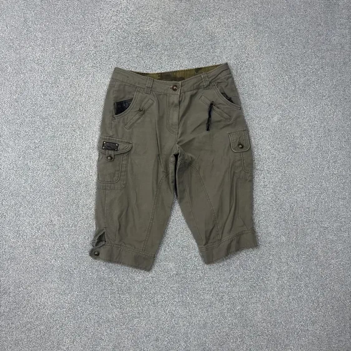 빈티지 밀리터리 카고 반바지 상품이미지1