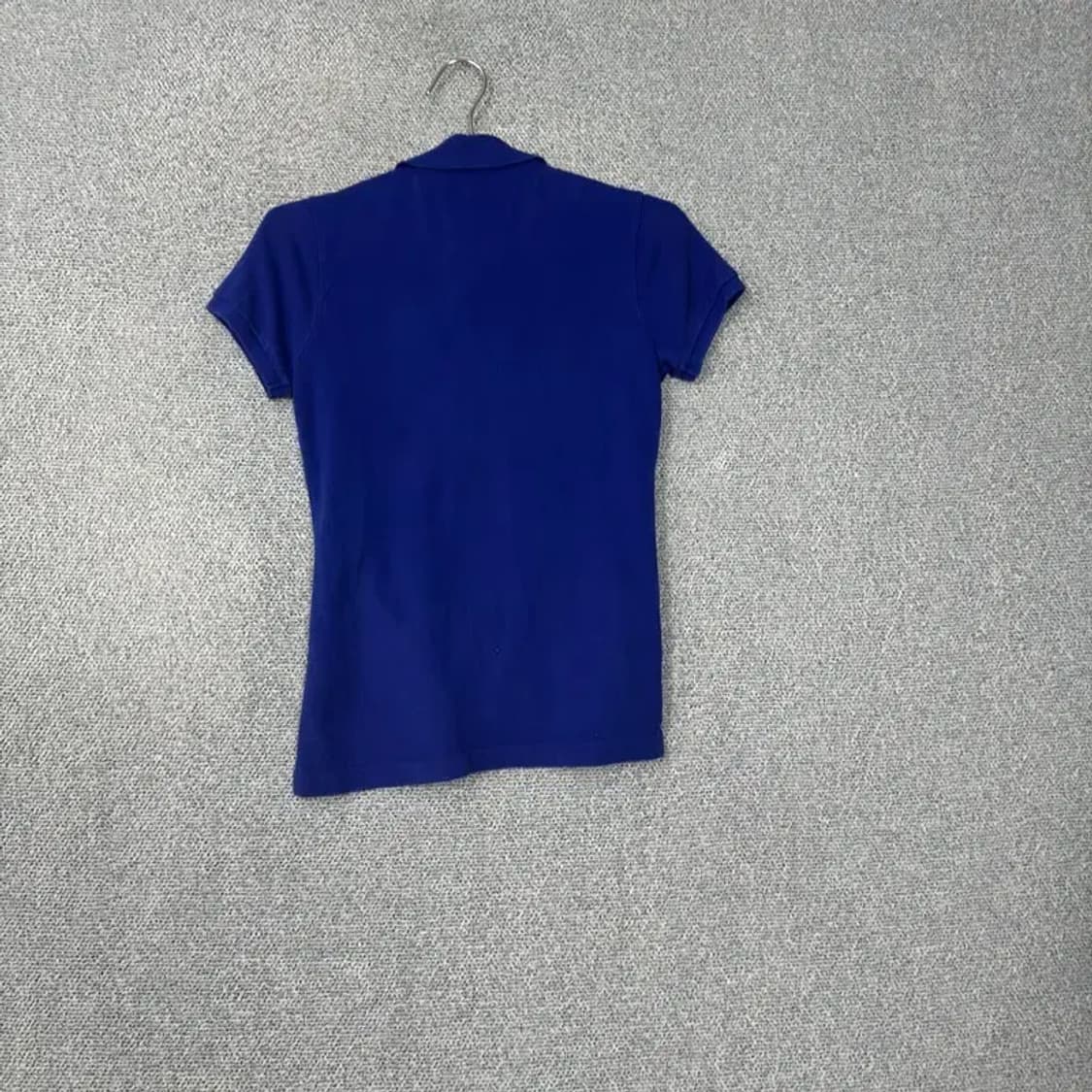 폴로 스키니핏 블루 반팔 카라티 XS 상품이미지2