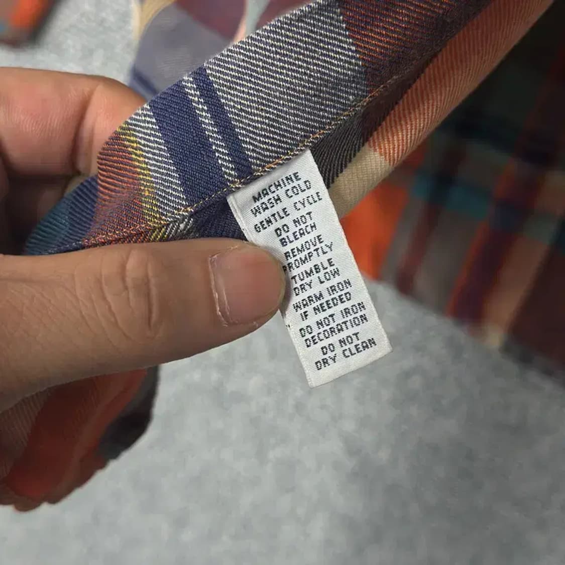 폴로 투포켓 체크남방 M 상품이미지4