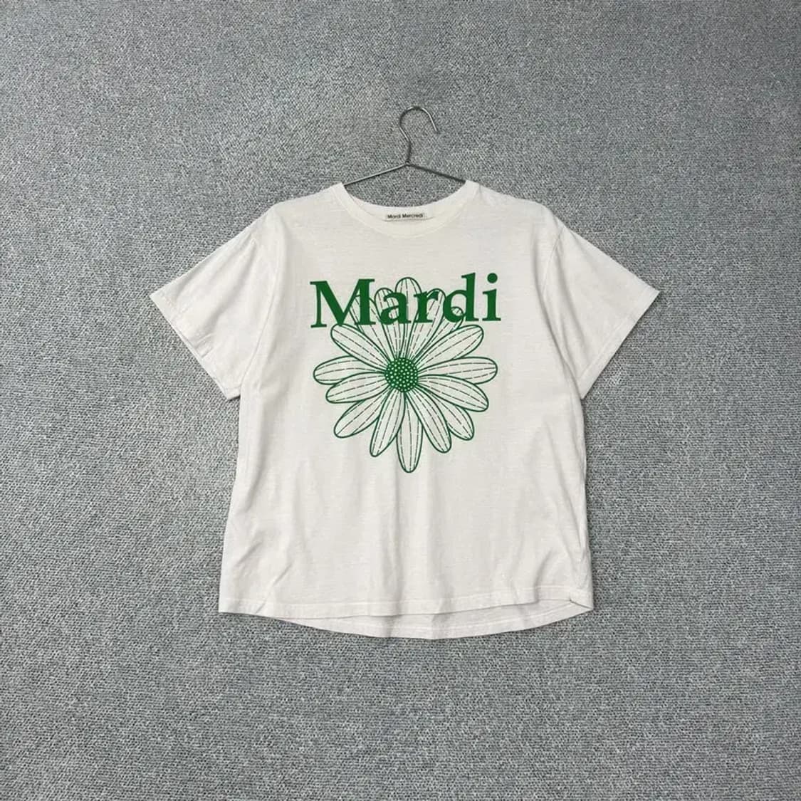 마르디 메르크디 그린 로고 반팔티 L 상품이미지1