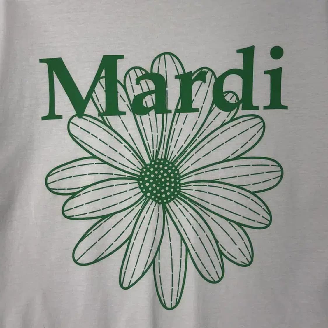 마르디 메르크디 그린 로고 반팔티 L 상품이미지3