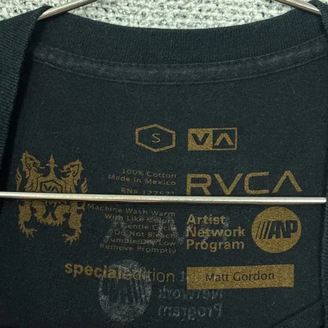 RVCA 루카 프린팅 반팔티 S 상품이미지5