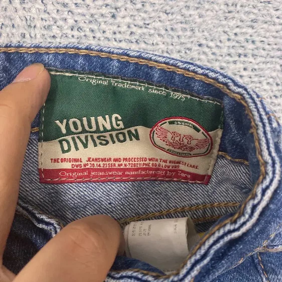 자라 진스 빈티지 워싱 데님팬츠 31 상품이미지3