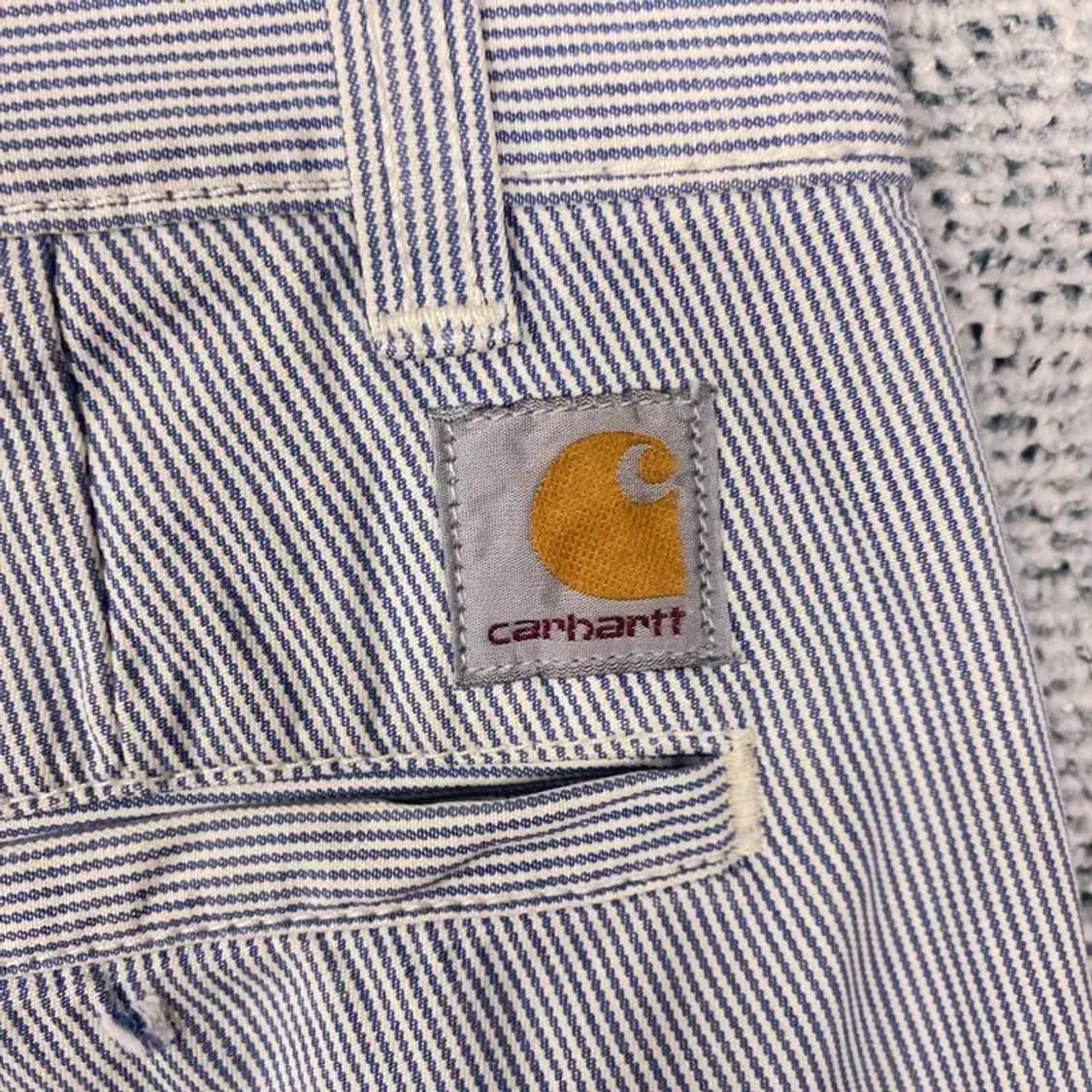 칼하트 백로고 스트라이프 반바지 30 상품이미지3