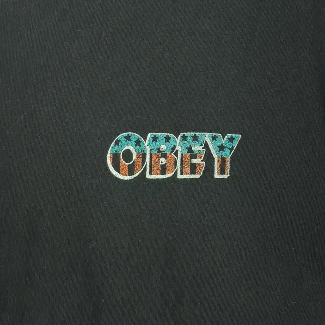 오베이 백프린팅 반팔티 M 상품이미지3