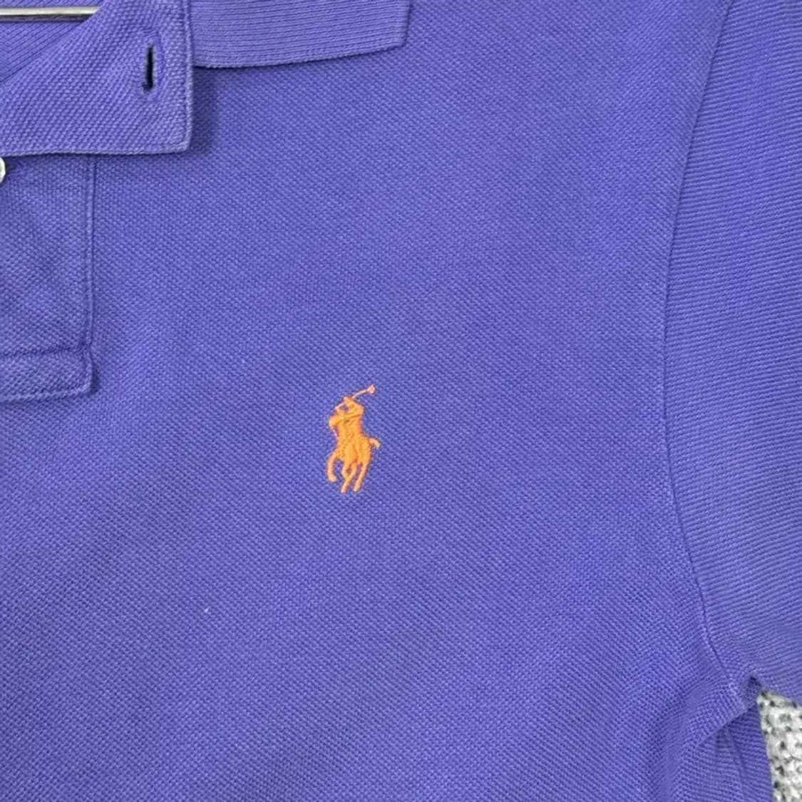 폴로 두산 퍼플 반팔 카라티 S 상품이미지3
