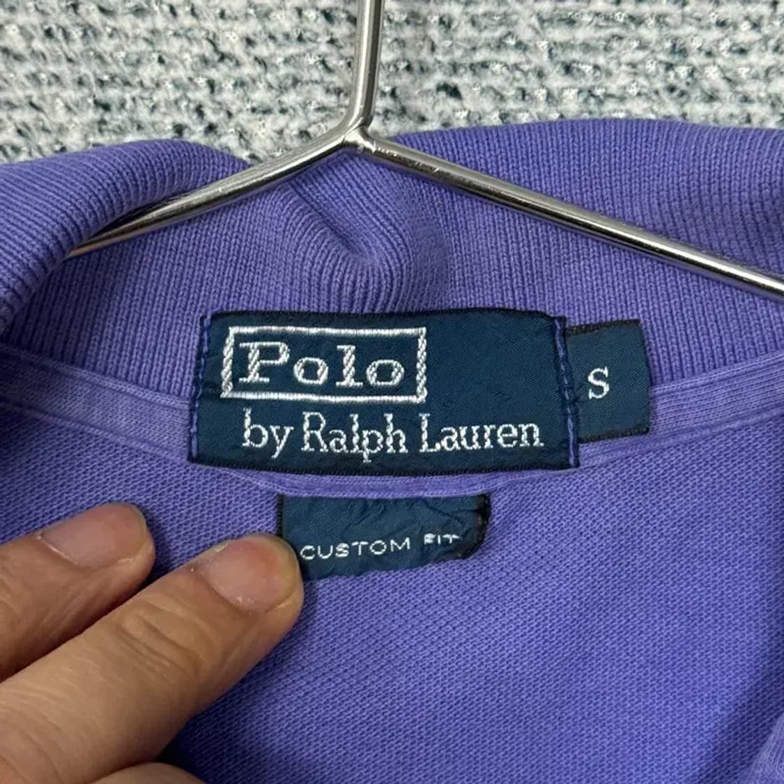 폴로 두산 퍼플 반팔 카라티 S 상품이미지4