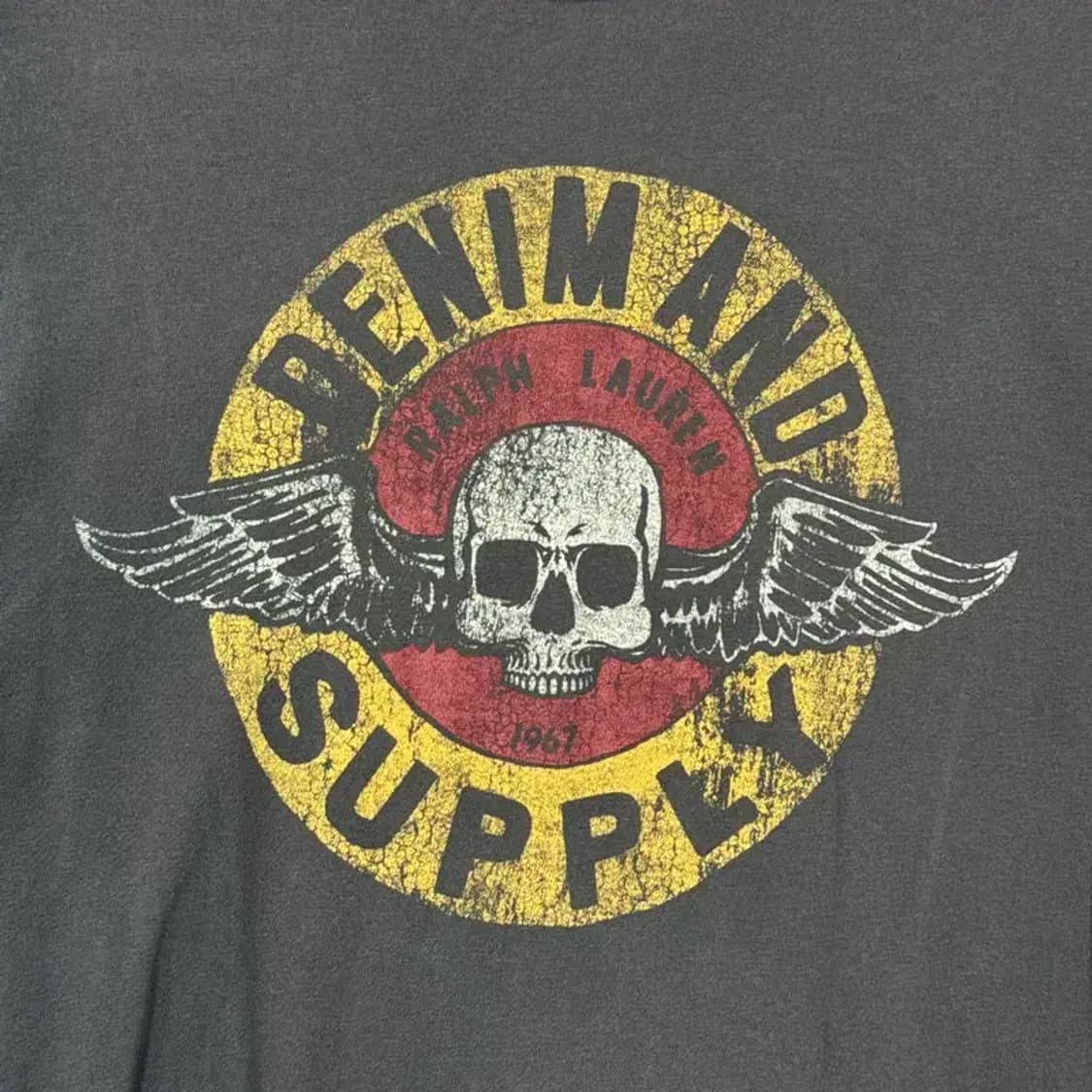 데님 앤 서플라이 빈티지 프린팅 반팔티 S 상품이미지3