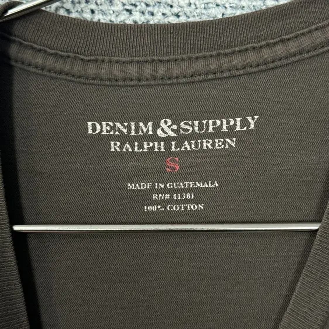 데님 앤 서플라이 빈티지 프린팅 반팔티 S 상품이미지4