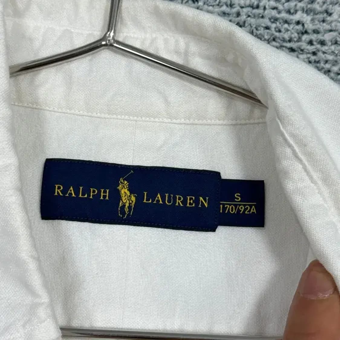 폴로 랄프로렌 신형 화이트 셔츠 S 상품이미지4