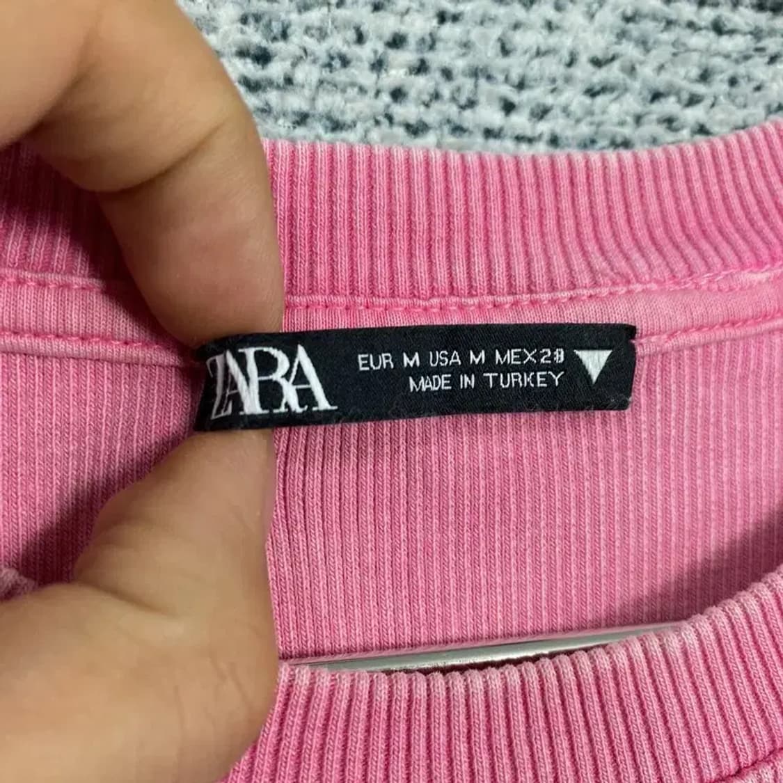 자라 핑크 레이스 민소매 M 상품이미지3