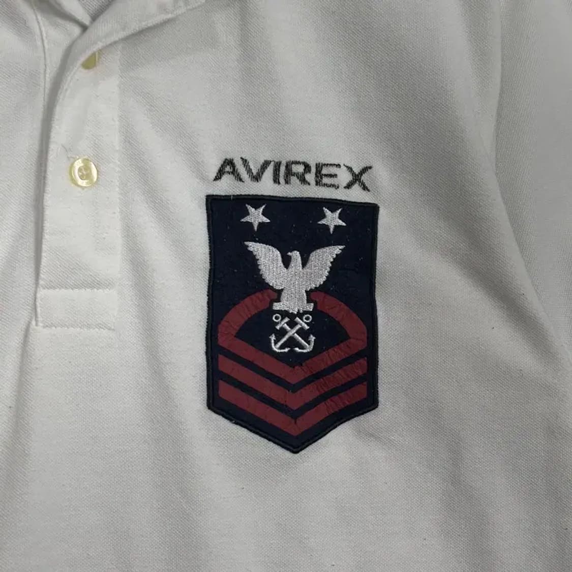 아비렉스 로고 반팔 카라티 XL 상품이미지3