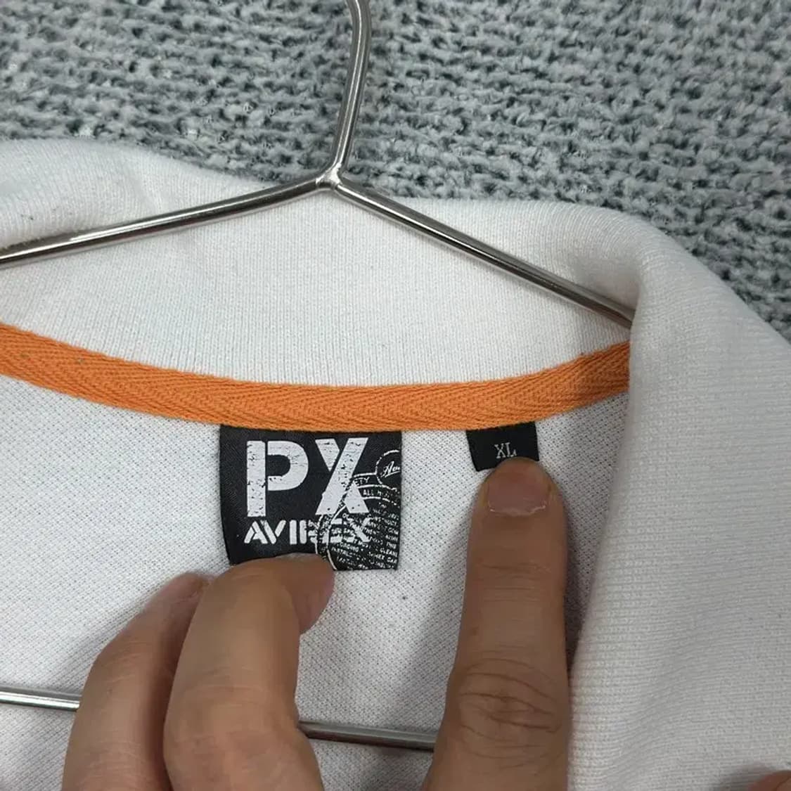 아비렉스 로고 반팔 카라티 XL 상품이미지4