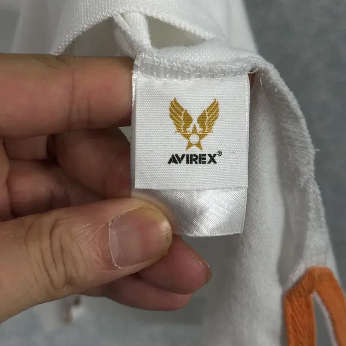 아비렉스 로고 반팔 카라티 XL 상품이미지5