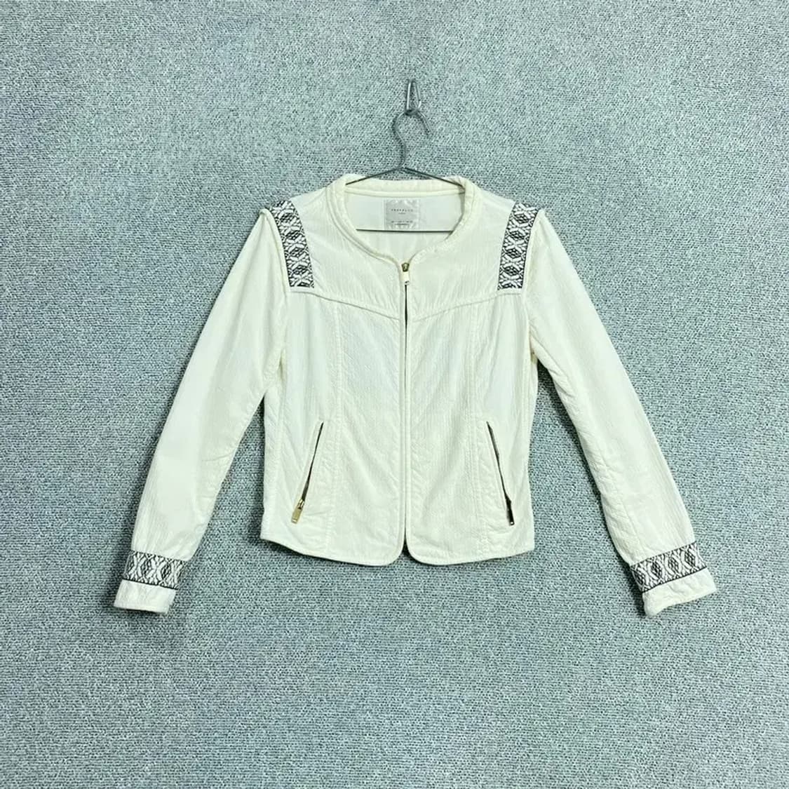 자라 빈티지 여성 코튼 집업 L 상품이미지1