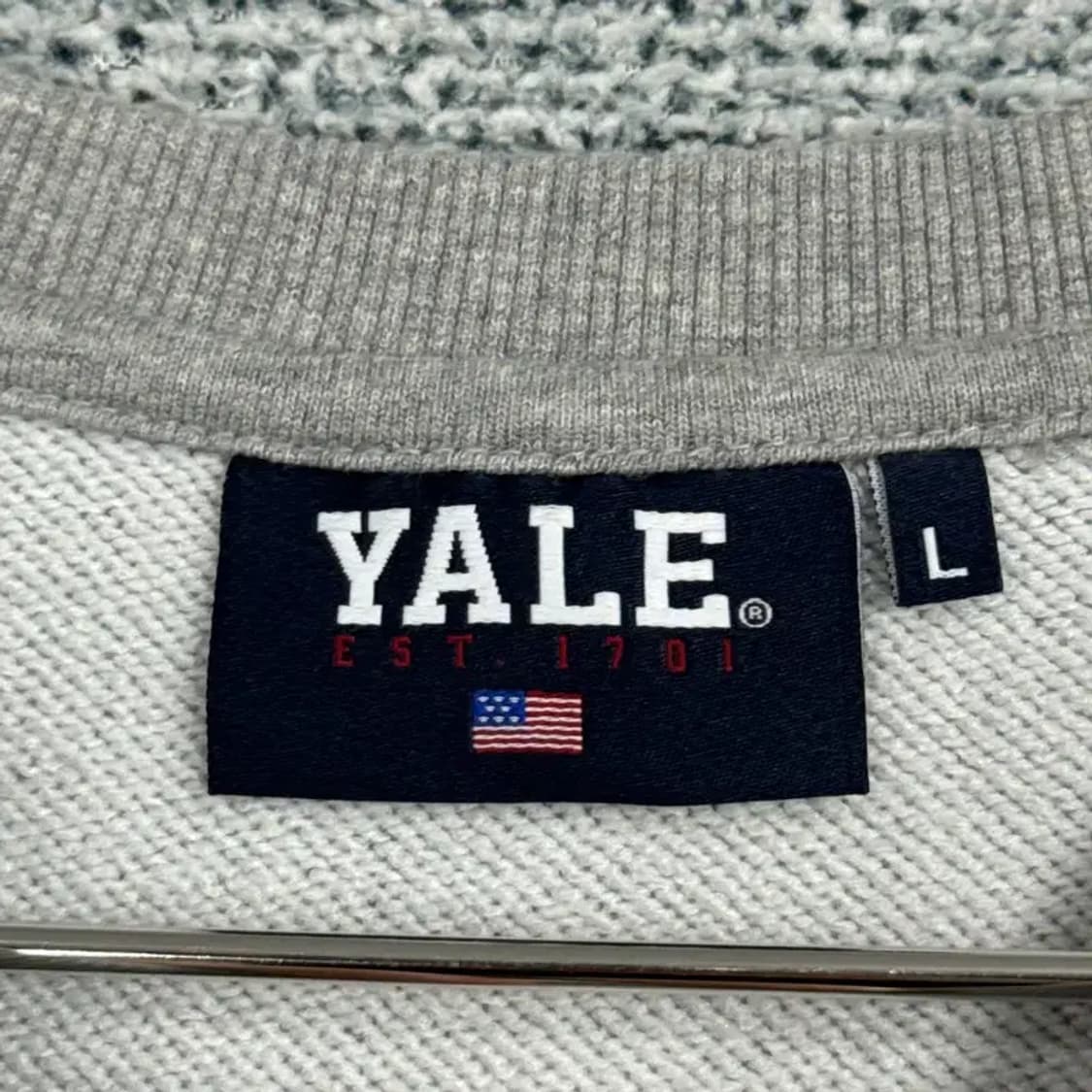 예일 로고 맨투맨 L 상품이미지5