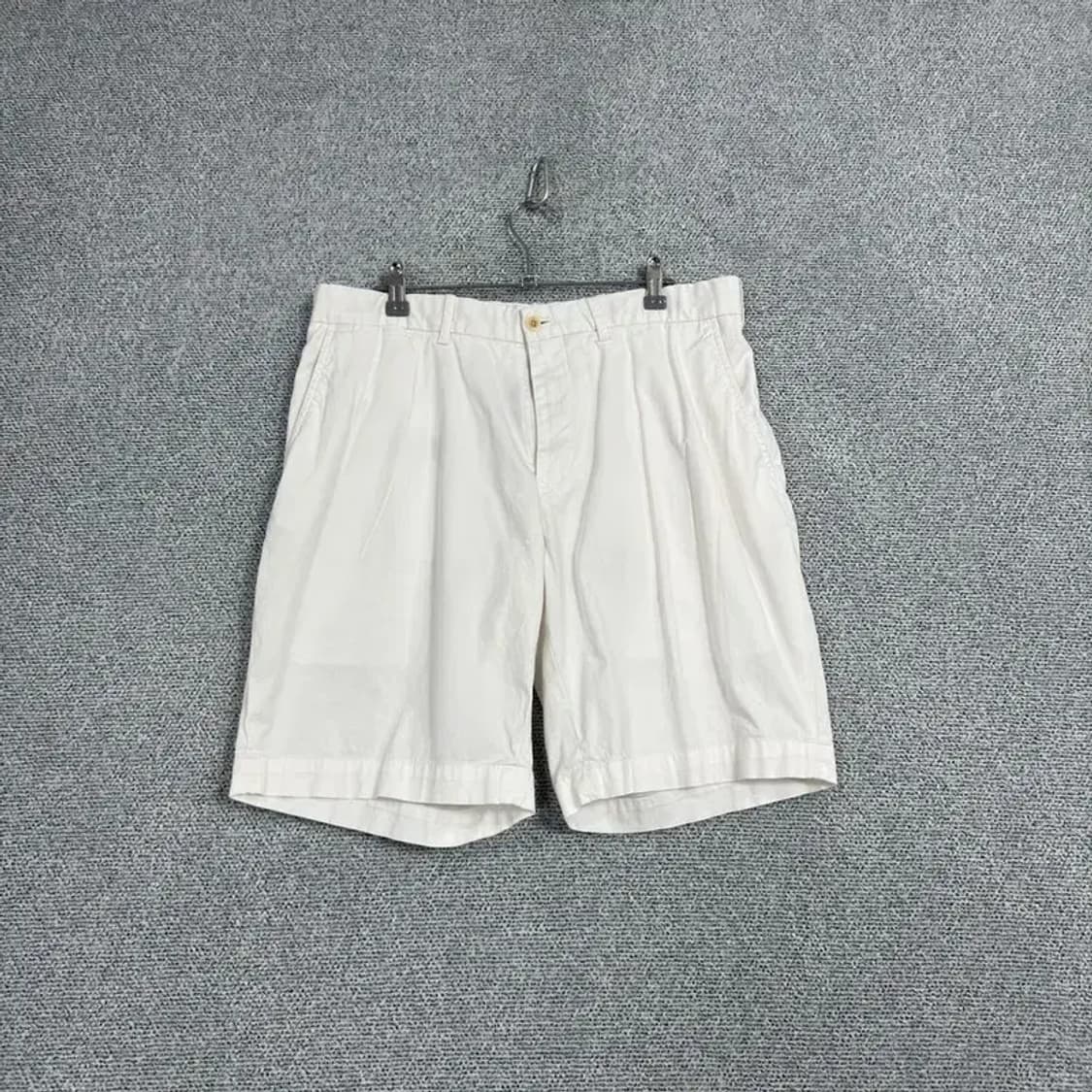 폴로 골프로고 화이트 치노 반바지34 상품이미지1