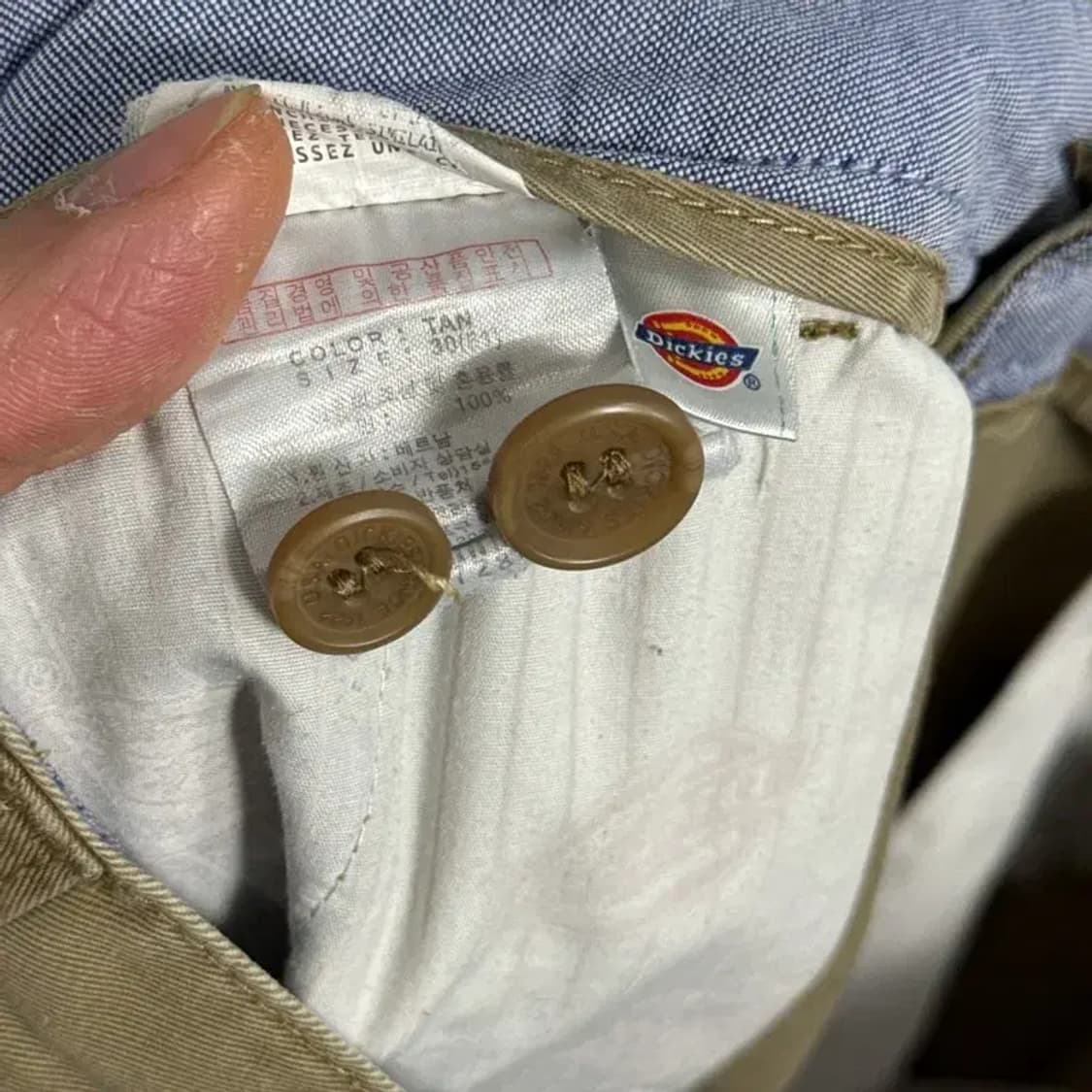 디키즈 로고 치노 반바지 30 상품이미지4