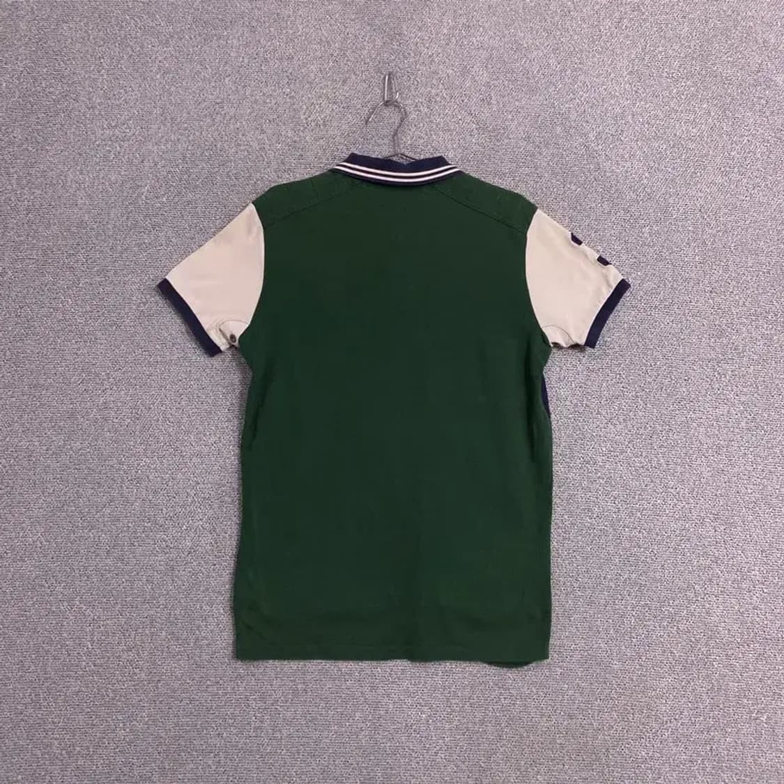 폴로 커스텀핏 그린 럭비 반팔 카라티 M 상품이미지2