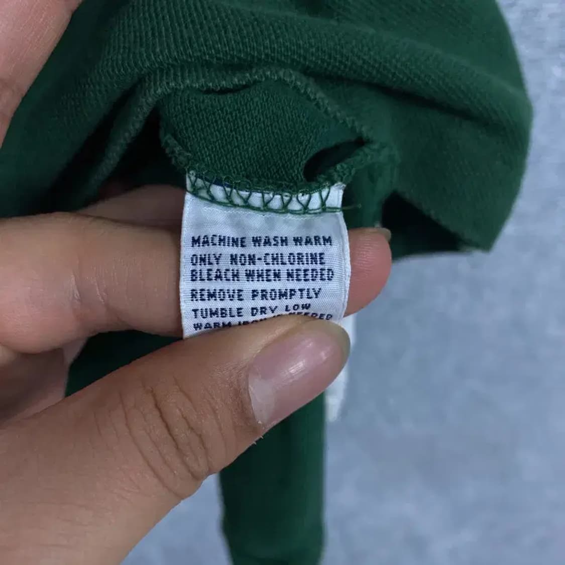 폴로 커스텀핏 그린 럭비 반팔 카라티 M 상품이미지6